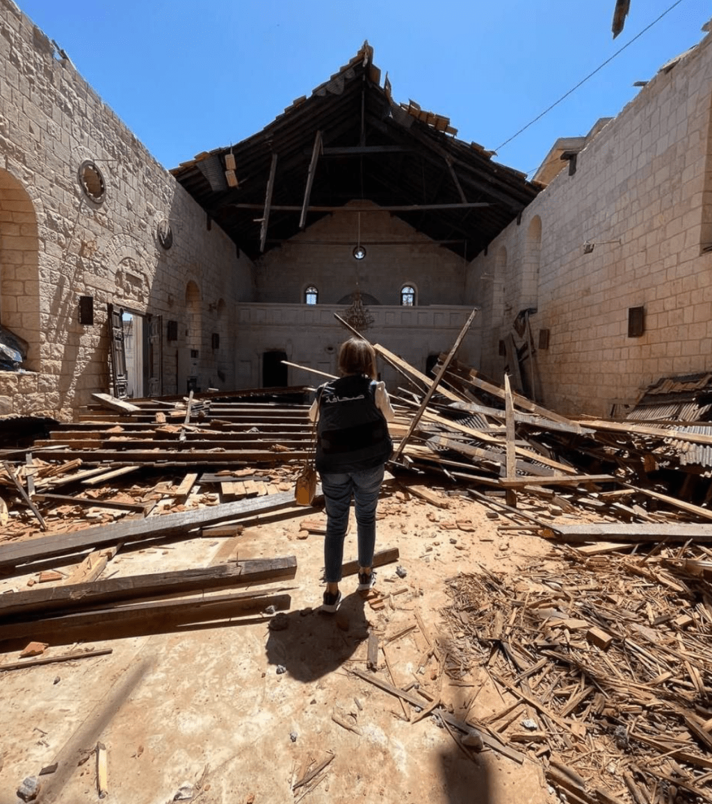 Israel hancurkan Gereja St. George di Yaroun, Selatan Lebanon! Gereja yang sudah berdiri lebih dari 150 tahun
